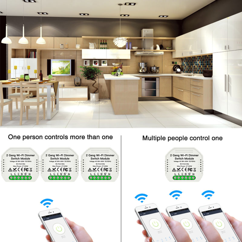 2Gang Wifi Dimmer Light Switch – Home Improvement And Diy recenzja i cena