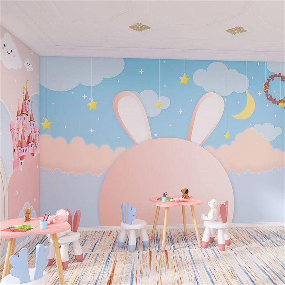 Custom Cartoon Warm Pink Star  – Home Improvement Background recenzja i cena