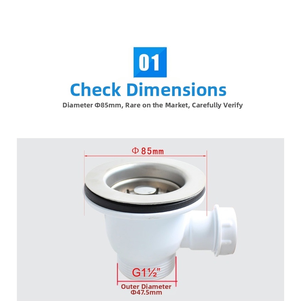 85mm Stainless Steel Kitchen S – Sink Drain Strainer recenzja i cena