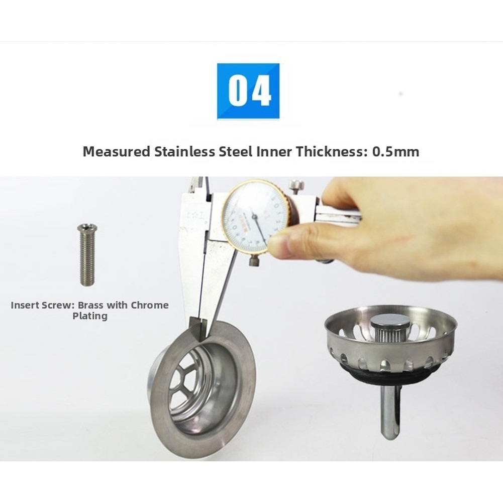 85mm Stainless Steel Kitchen S – Sink Drain Strainer recenzja i cena
