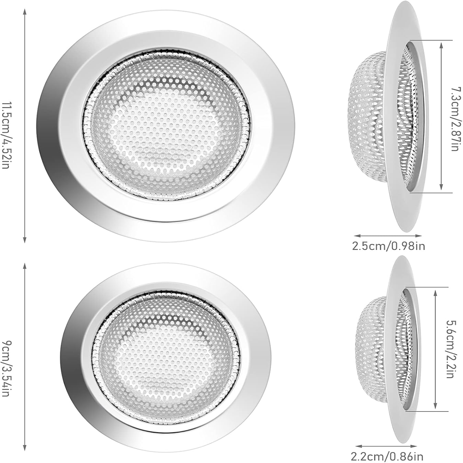 2Pcs Kitchen Sink Drain Strain – Sink Drain Strainer recenzja i cena