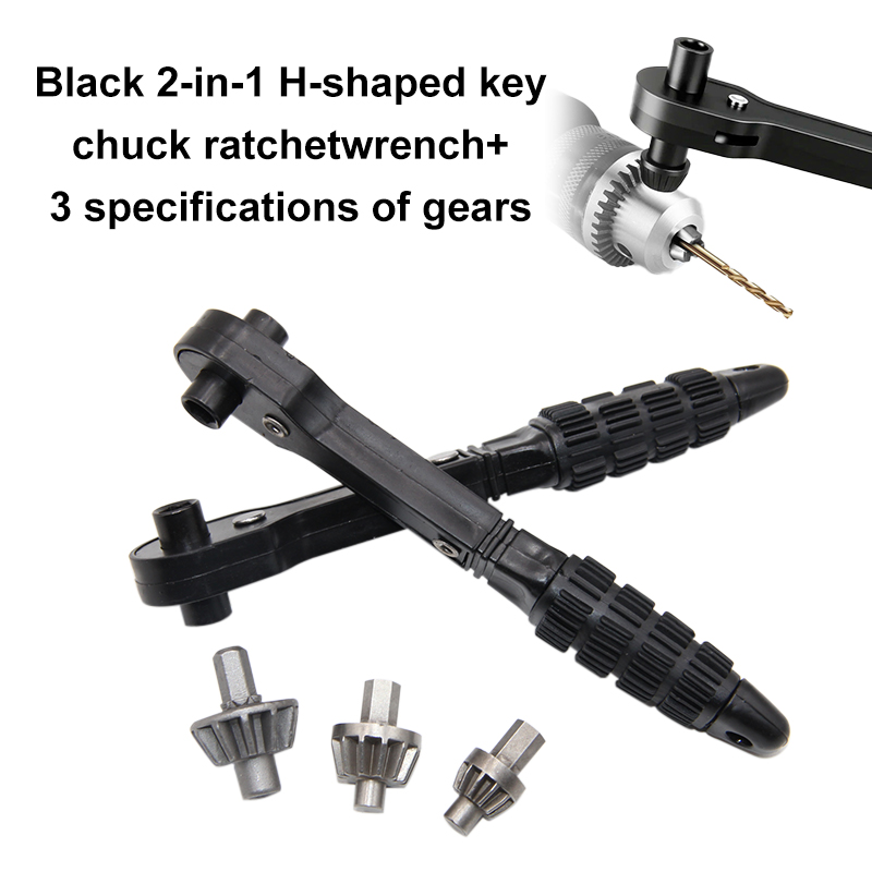 Black H-Shaped Drill Chuck Rat – Home Improvement Services recenzja i cena