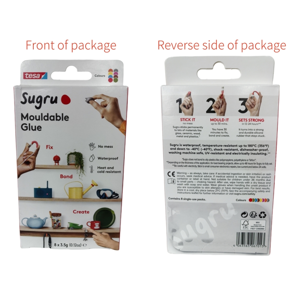 1 box=8 pcs Tesa Sugru Mouldab – Home Improvement And Diy recenzja i cena