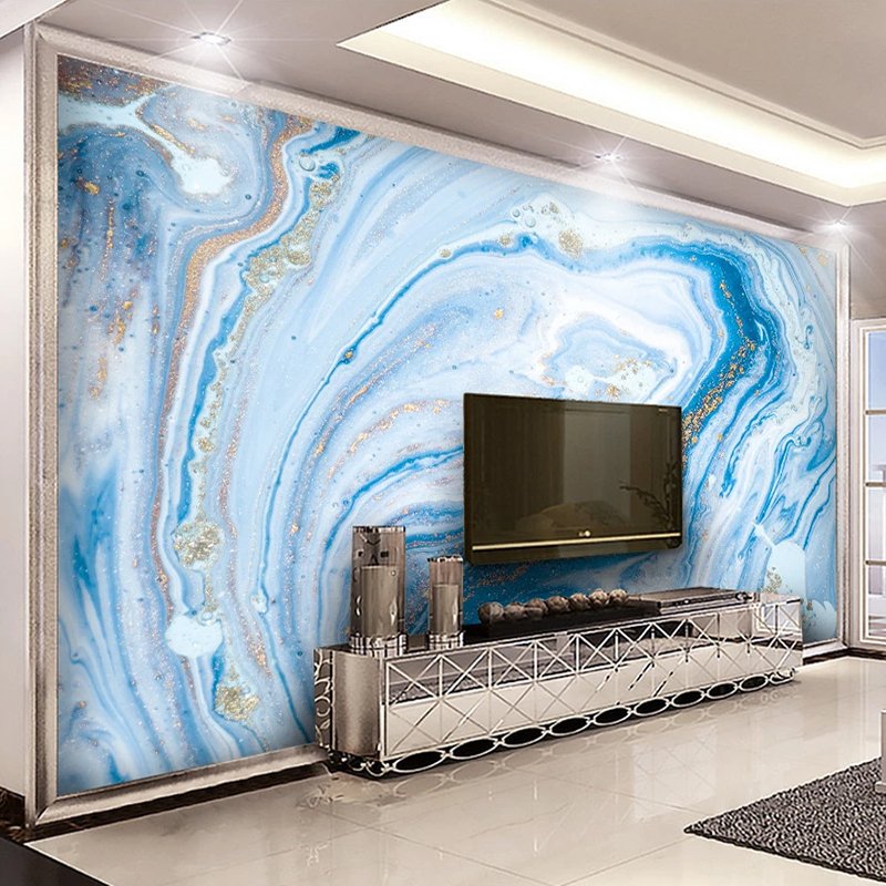 Custom Large Murals Blue Marbl – Home Improvement Background recenzja i cena