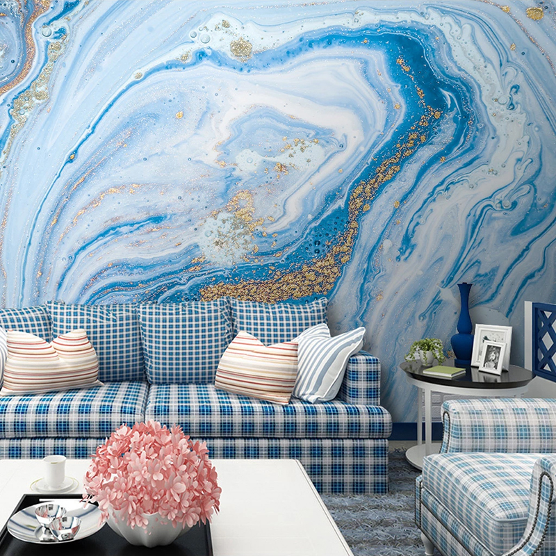 Custom Large Murals Blue Marbl – Home Improvement Background recenzja i cena