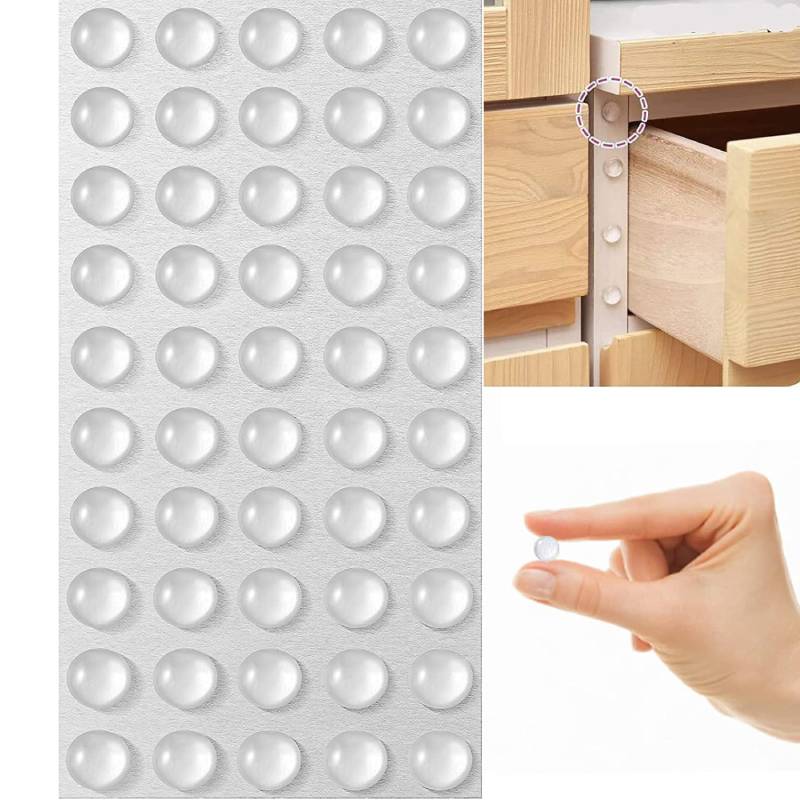 100Pcs Self Adhesive Door Stop – Door Stopper Rubber recenzja i cena