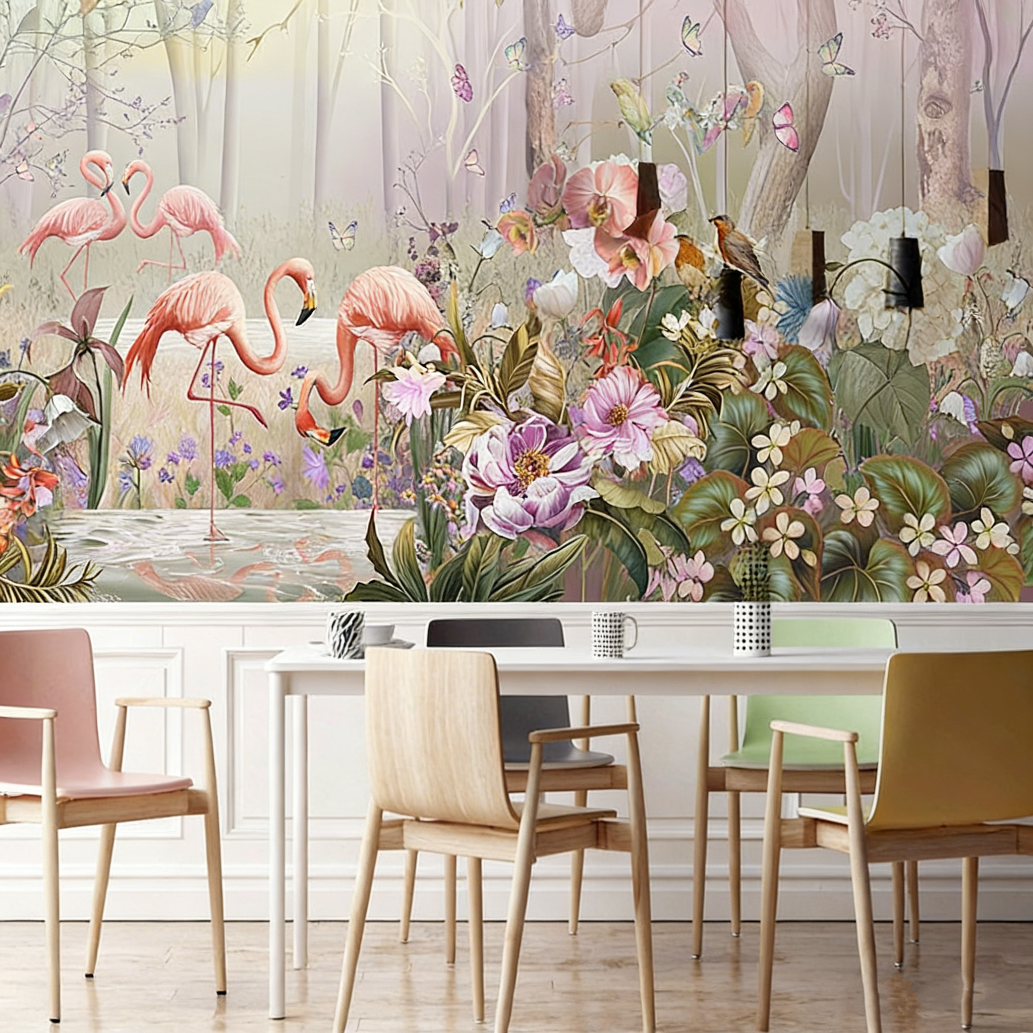 custom flamingo wallpapers for – Home Improvement Background recenzja i cena