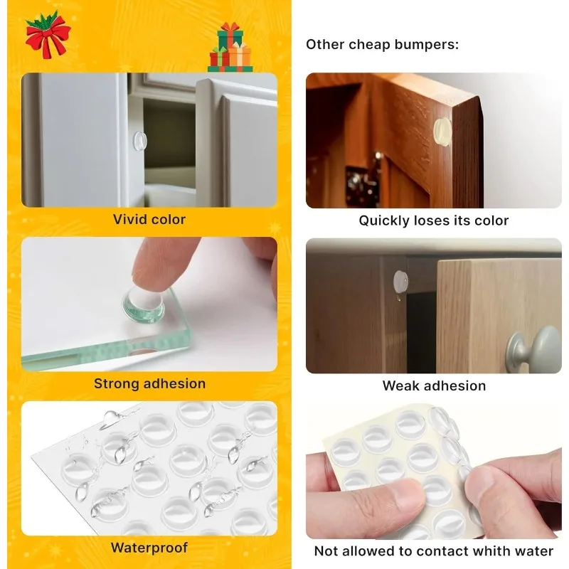 Self-Adhesive Clear Door Stop  – Door Stopper Rubber recenzja i cena