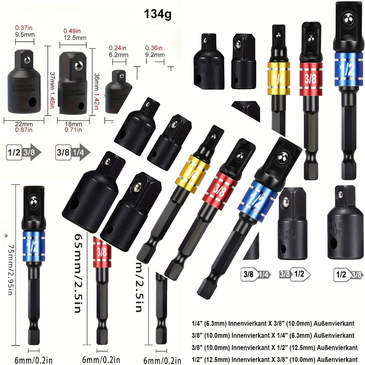 7pcs Impact Extension & Socket – Home Improvement In Usa recenzja i cena