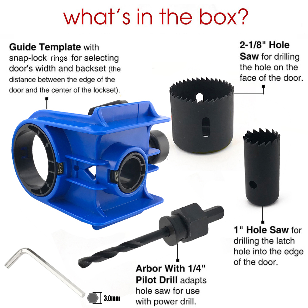 Door Lock Installation Kit, Wo – Home Improvement Services recenzja i cena