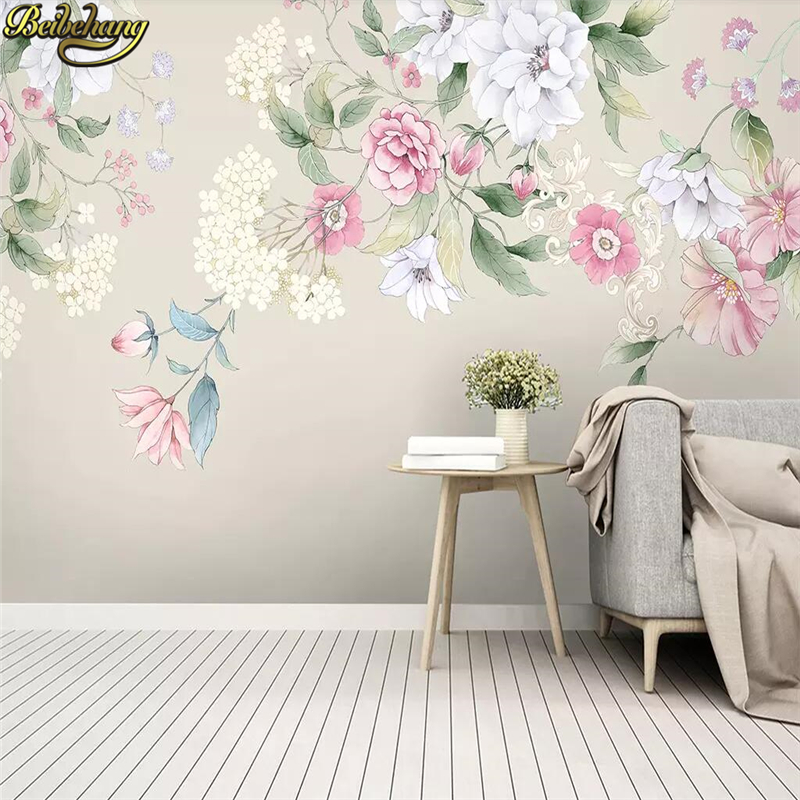 custom Modern floral wallpaper – Home Improvement Background recenzja i cena