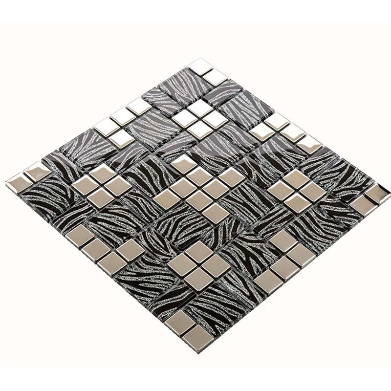 Luxury Black Silver Glass  Mos – Home Improvement Background recenzja i cena