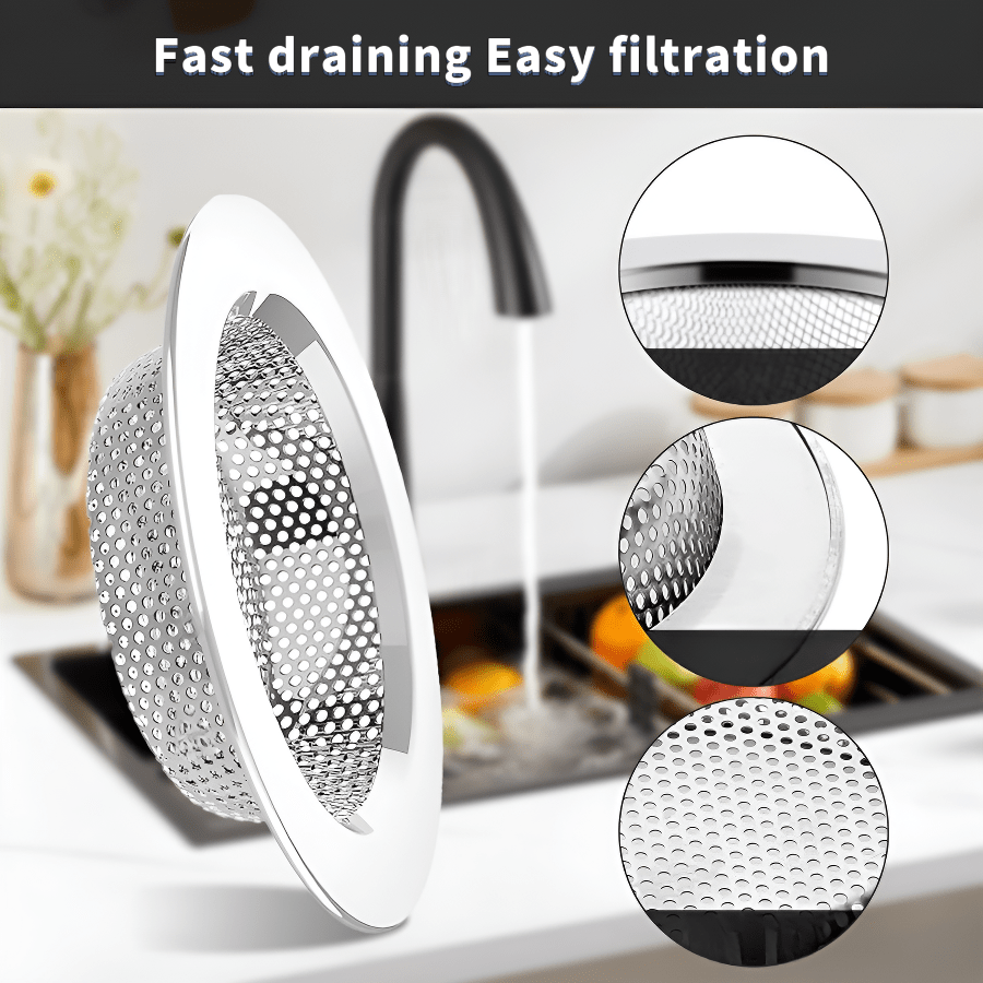 1/2/4PCS Rust-Proof Stainless  – Sink Drain Strainer recenzja i cena